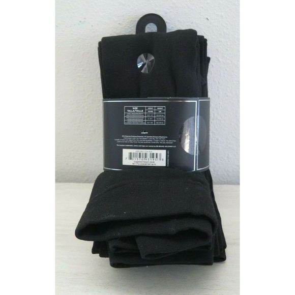 bebe Women's Size L/XL Black Fleece Lined Footless Tights, 2 Pairs - Picture 4 of 8